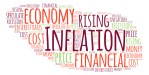 A word cloud featuring "Inflation"