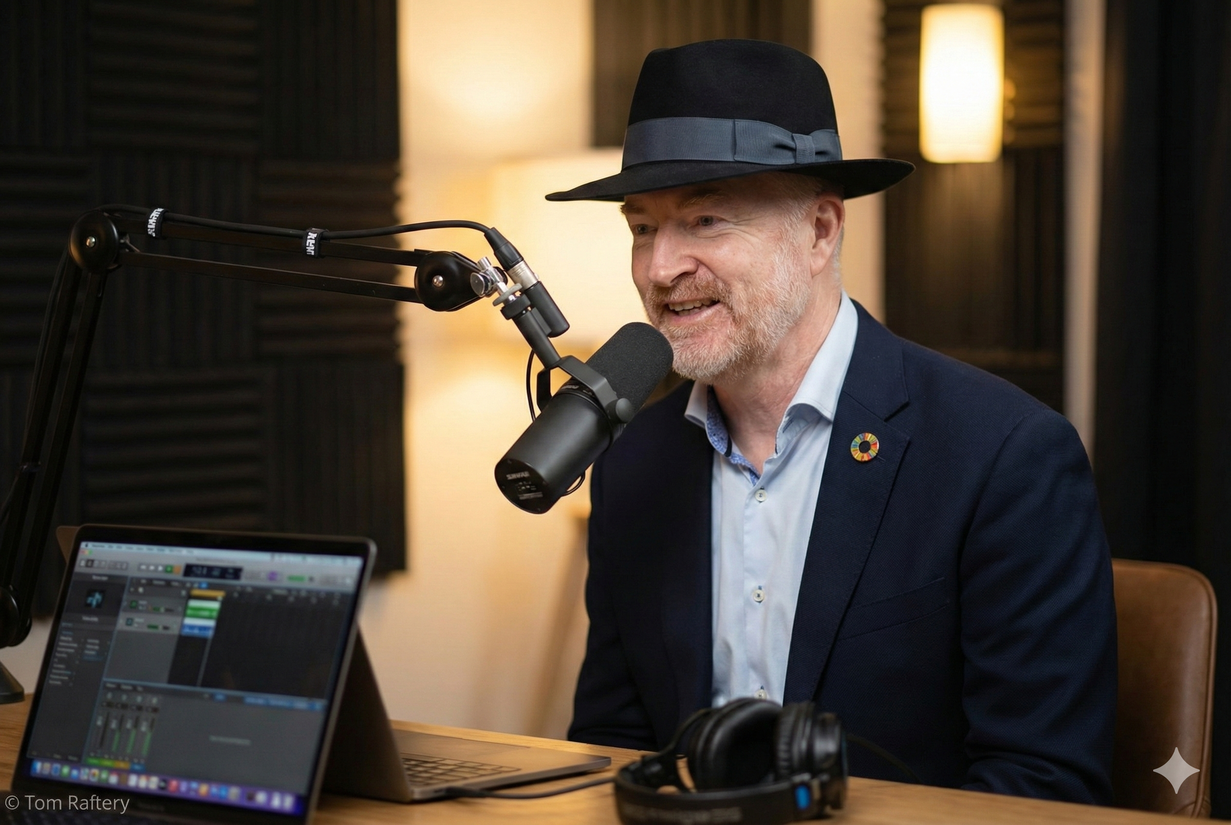 Tom Raftery podcasting