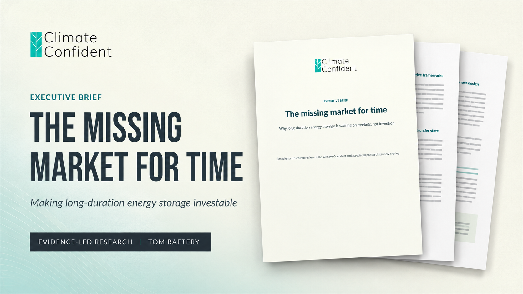 Missing Market for Time Exec Report cover